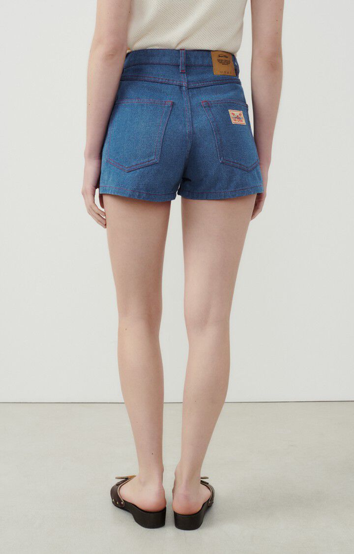 American Vintage Short Femme Faow - BLUE Bleu - E24