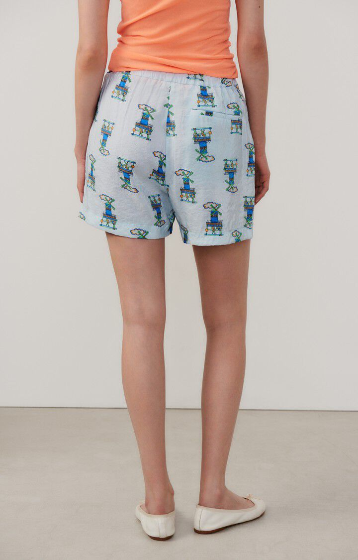 American Vintage Short Femme Scarow - PIPA Bleu - E24