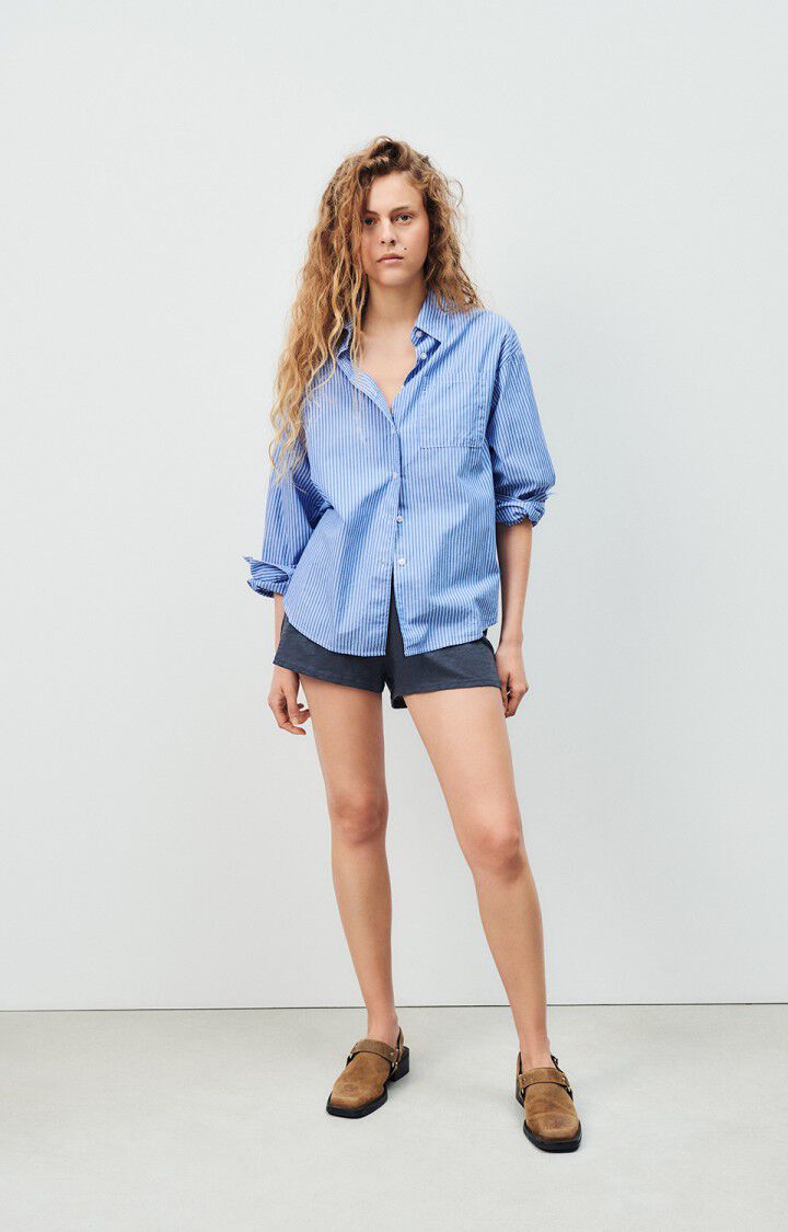 American Vintage Short Femme Sully - NAVY Bleu - E24