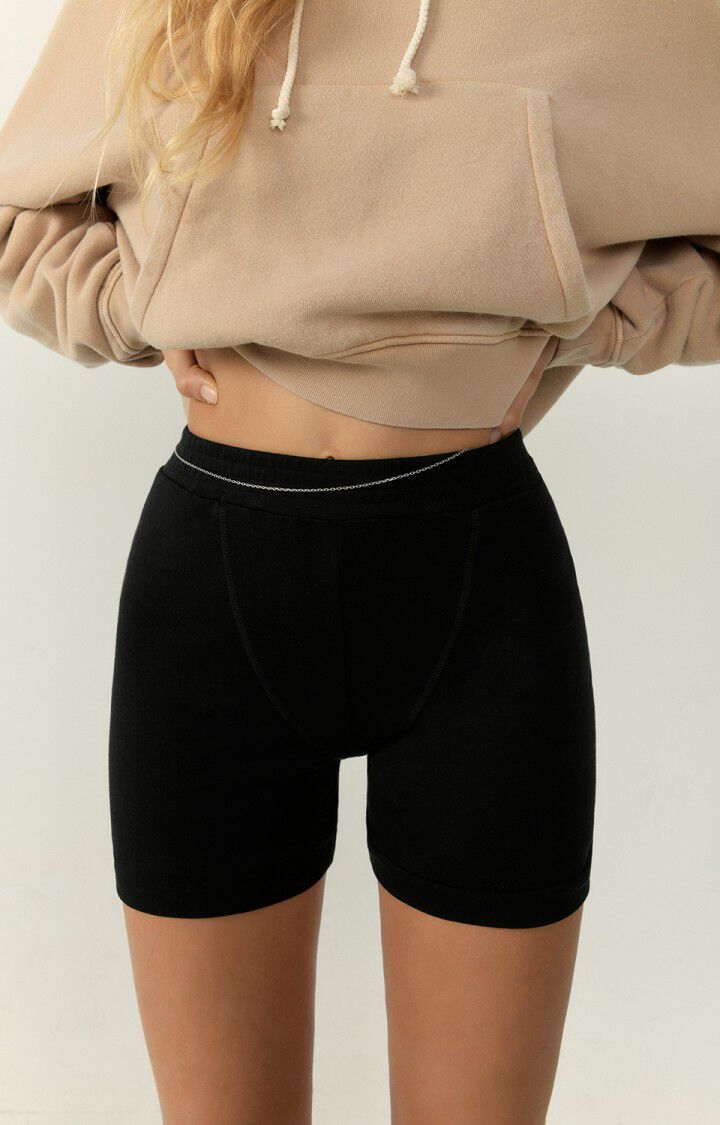 american vintage Short femme Vokbay - NOIR Noir - H22