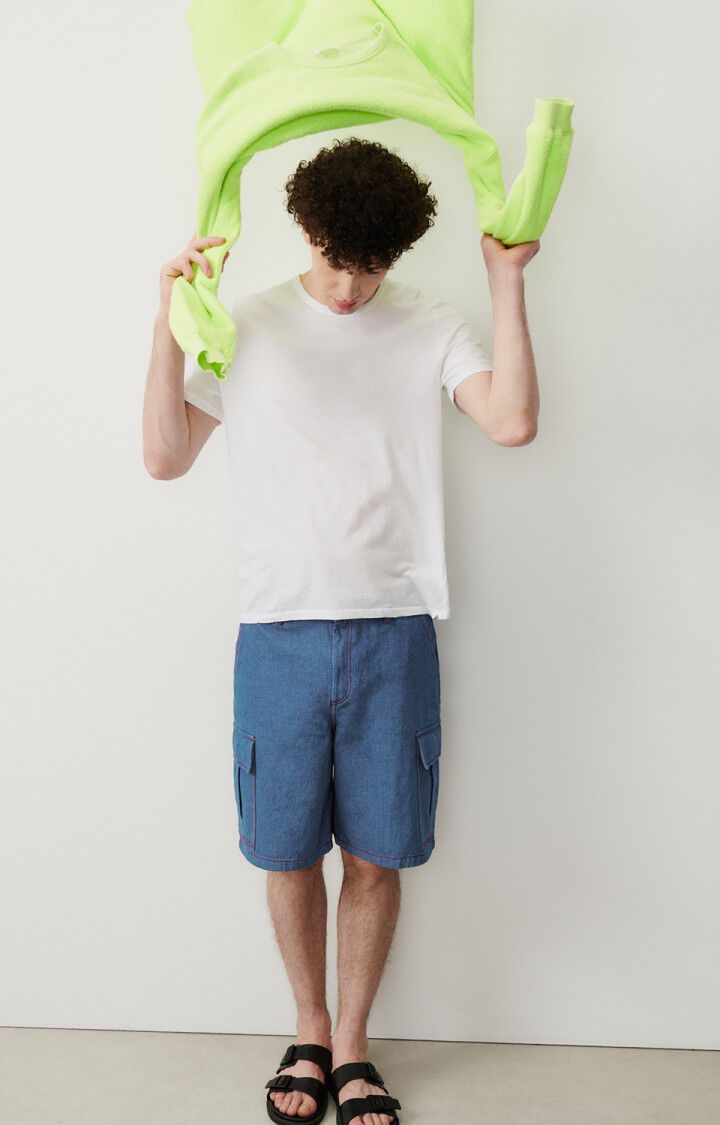 American Vintage Short Homme Faow - BLUE Bleu - E24