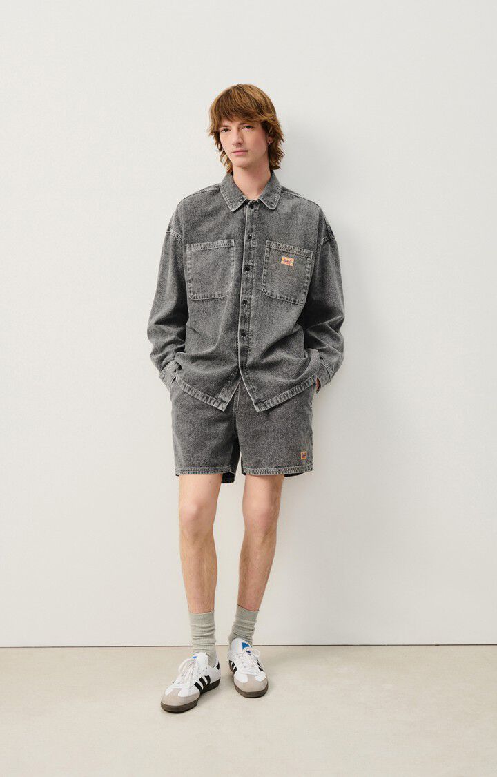 American Vintage Short Homme Jazy - GREY Gris - E25