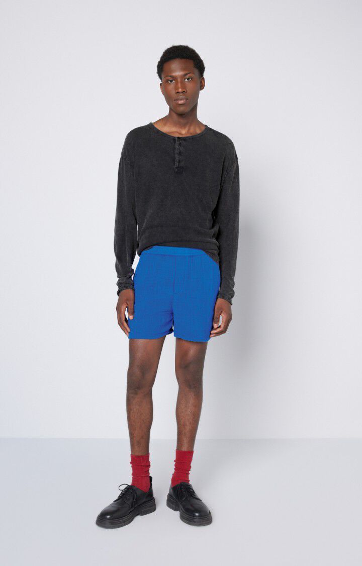 American Vintage Short Homme Oyobay - AZUR Bleu - E23