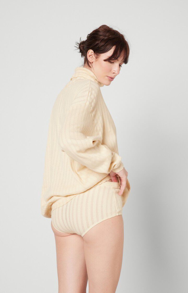 American Vintage Shorty Femme Niwiz - ECRU Beige - H22