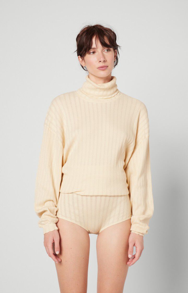 american vintage Shorty femme Niwiz - ECRU Beige - H22