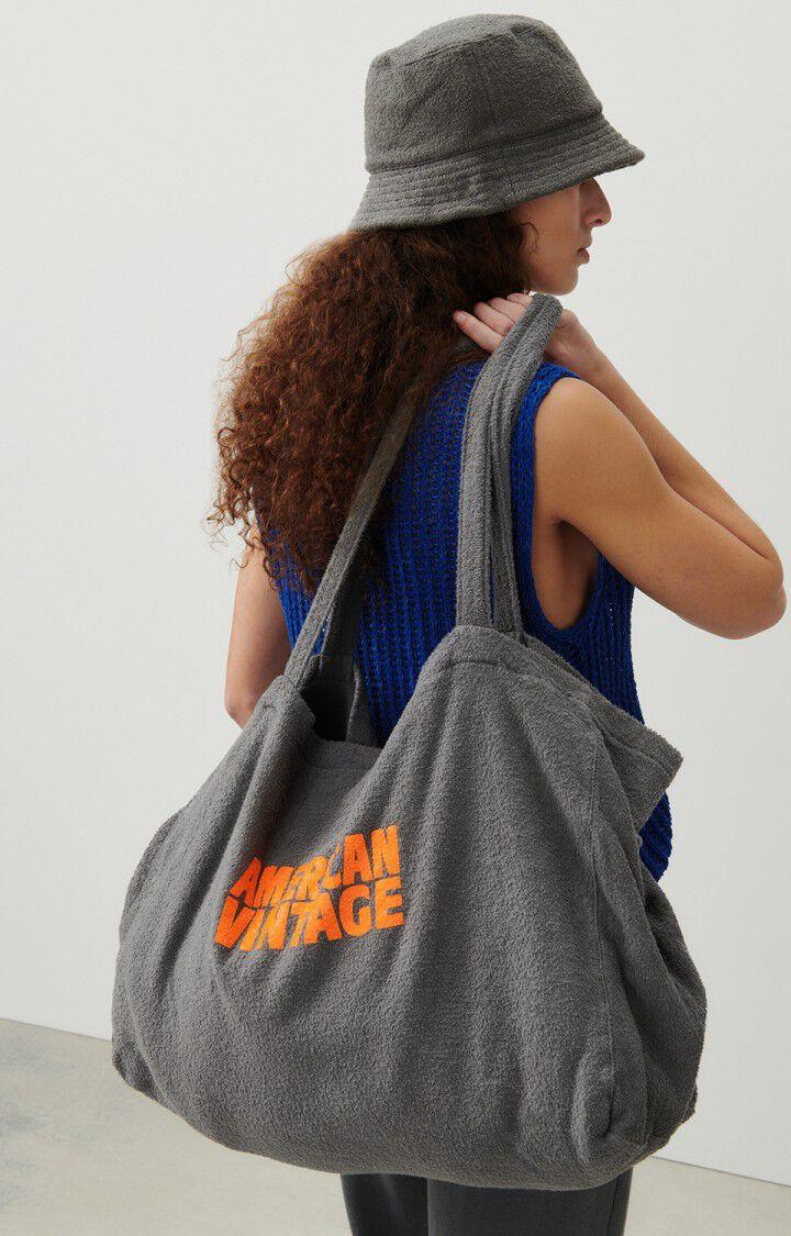 American Vintage Tote Bag Bobypark - METAL Gris - H24