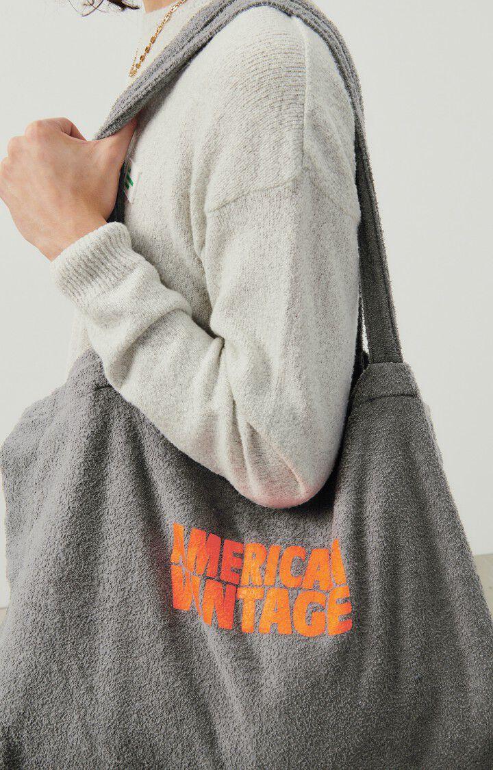 American Vintage Tote Bag Bobypark - METAL Gris - H24