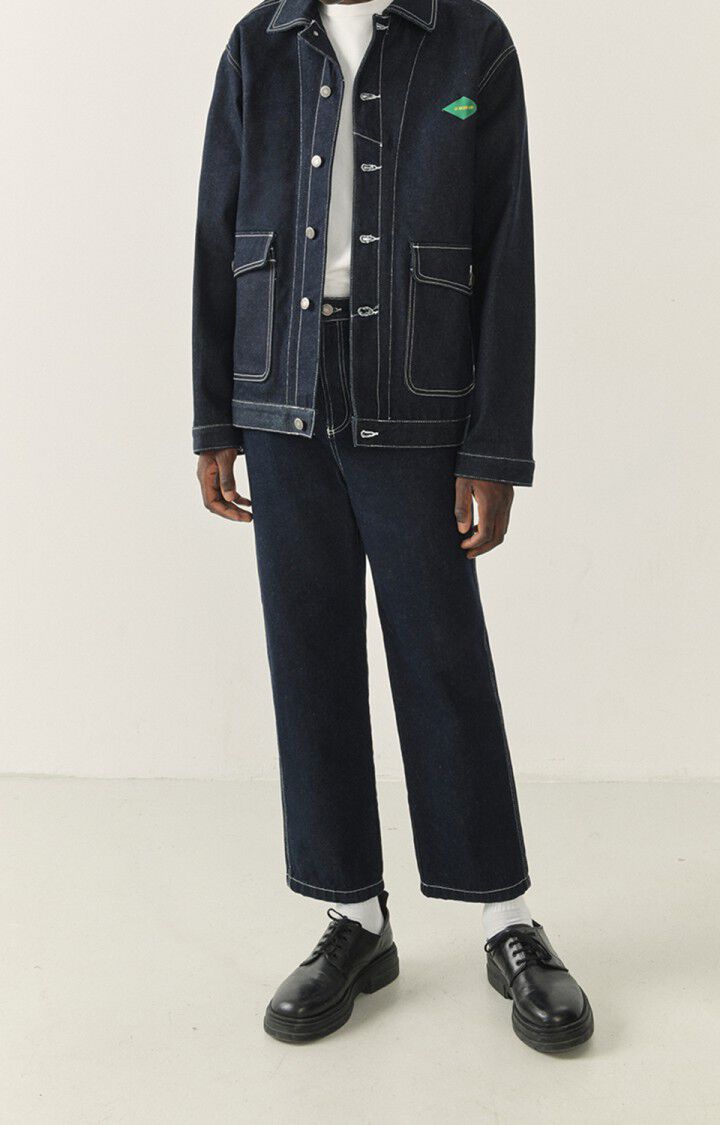 american vintage Veste homme Akyboo - BRUT Bleu - H22