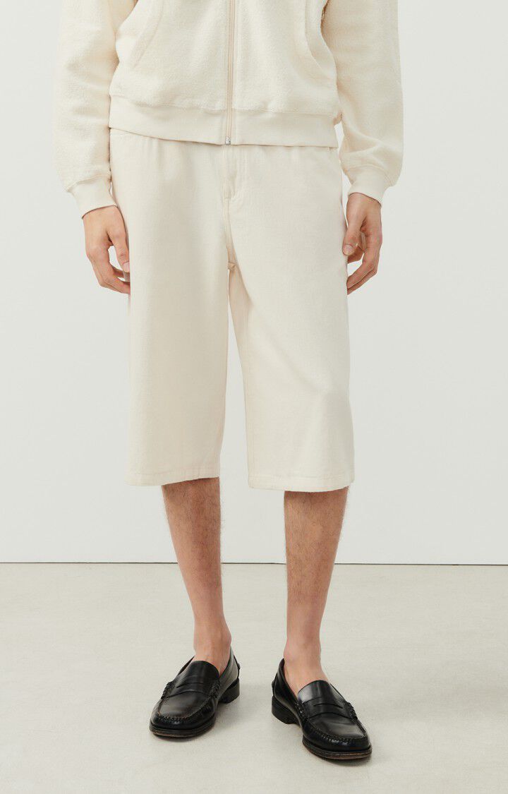 american vintage Bermuda homme Tirabay - ECRU Beige - E24