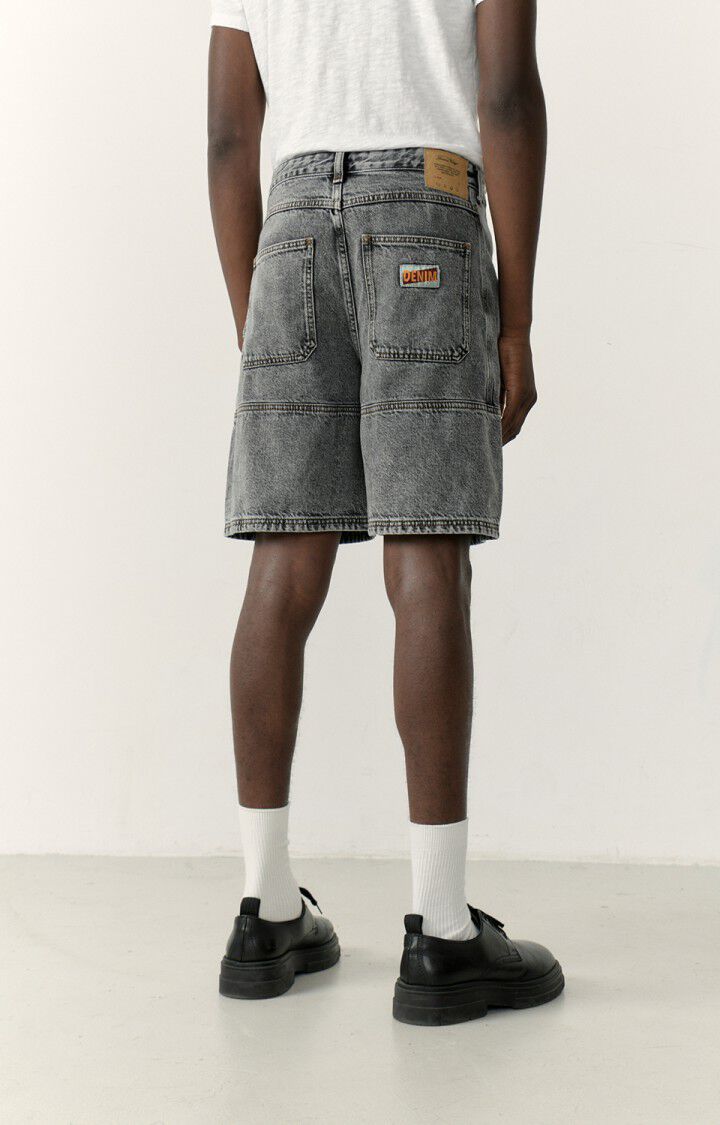 American Vintage Bermuda Homme Yopday - SALT AND PEPPER Gris - E23