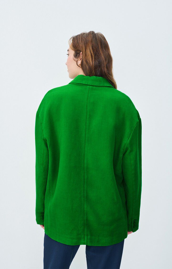 American Vintage Blazer Femme Afaz - PELOUSE Manches Longues Vert - E22