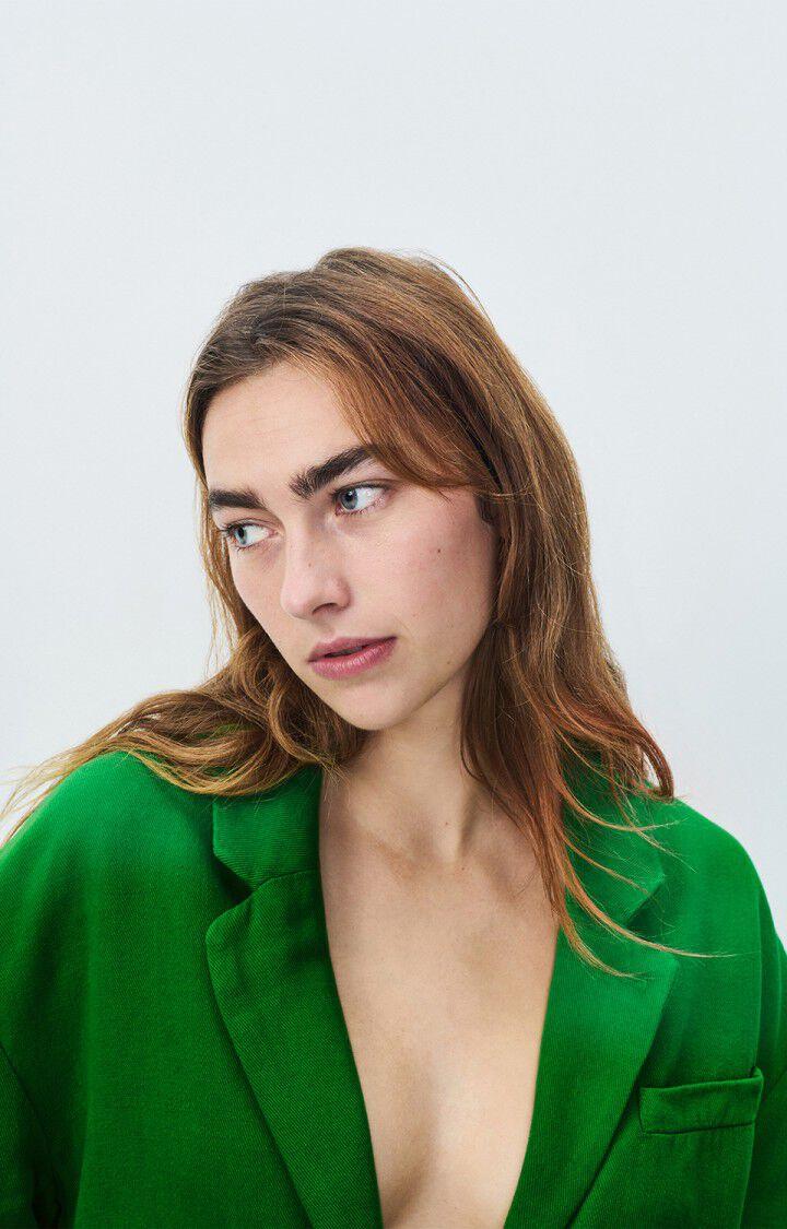 American Vintage Blazer Femme Afaz - PELOUSE Manches Longues Vert - E22