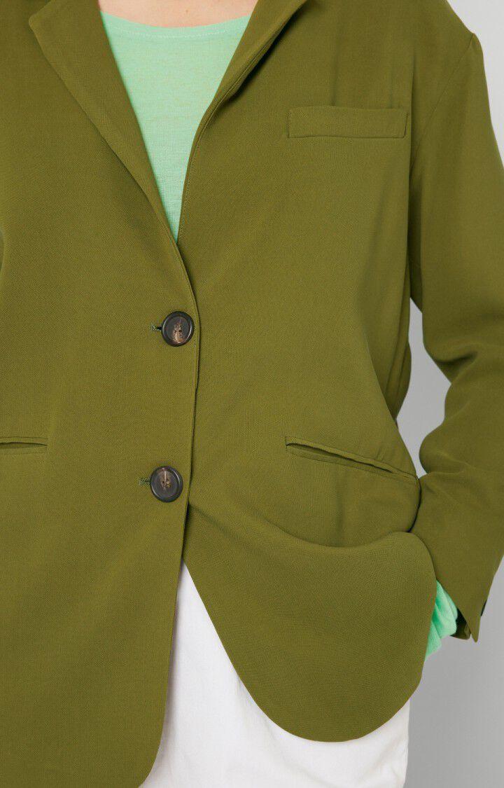 American Vintage Blazer Femme Babarum - OLIVIER VINTAGE Manches Raglan Vert - E20