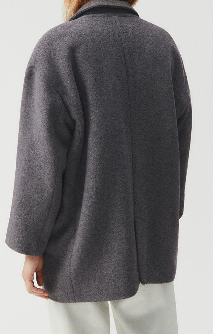 American Vintage Blazer Femme Bydrock - ANTHRACITE CHINE 48 Manches Longues Gris - H23