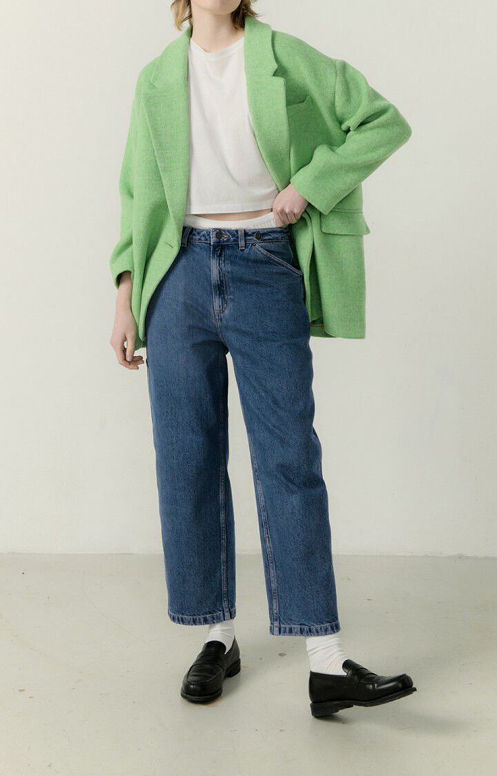 American Vintage Blazer Femme Bydrock - CHRYSALIDE CHINE 50 Manches Longues Vert - E23