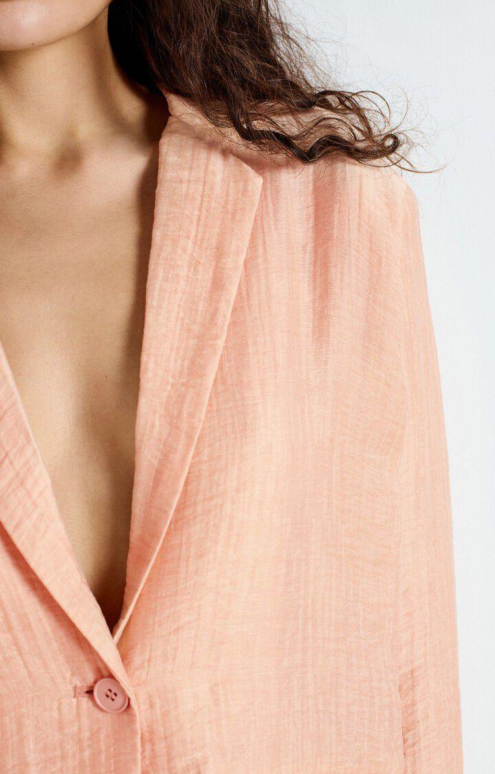 American Vintage Blazer Femme Detown - LATTE 57 Manches Longues Beige - E25