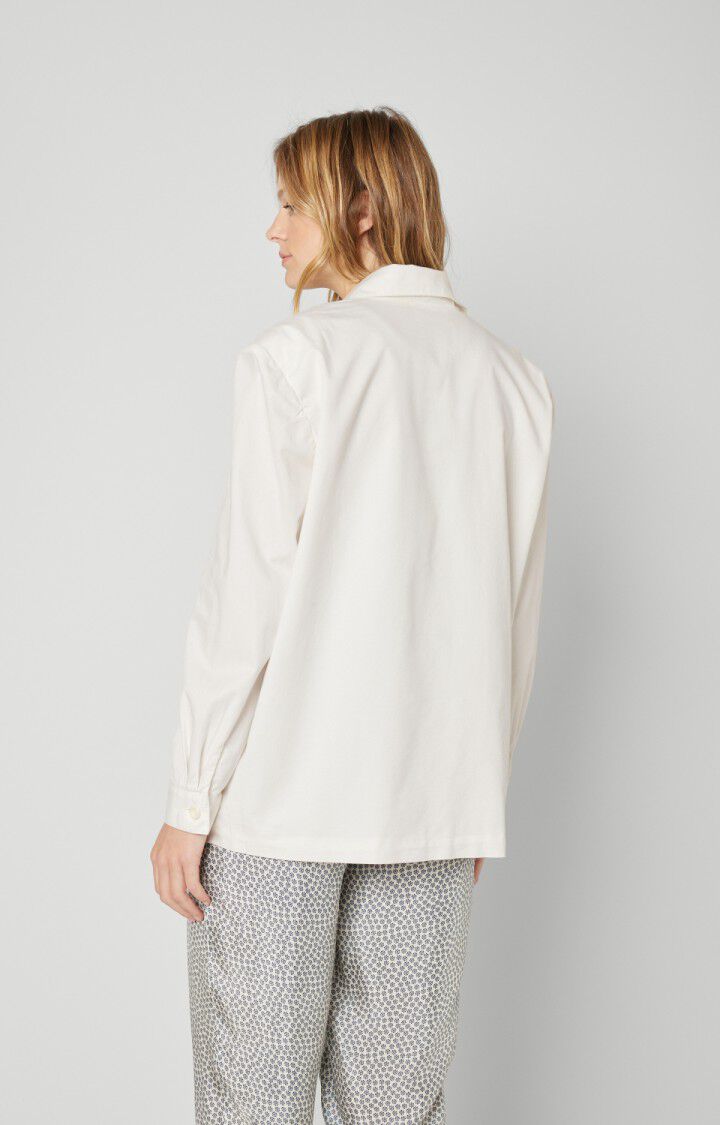 American Vintage Blazer Femme Giony - BLANC Manches Longues Blanc - E20