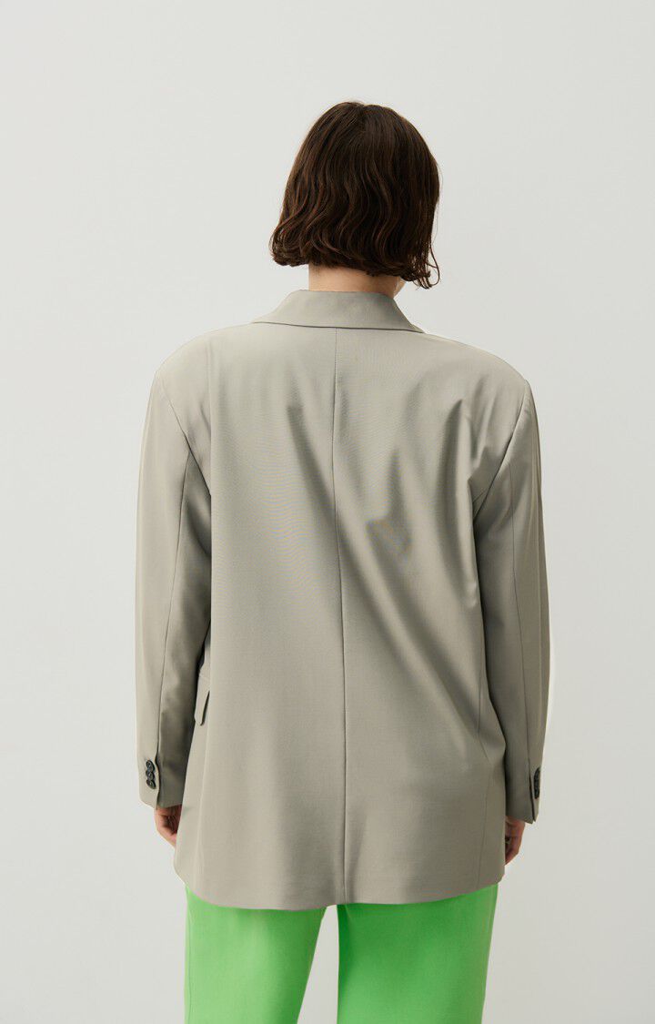 American Vintage Blazer Femme Kabird - BRUME 57 Manches Longues Gris - H24