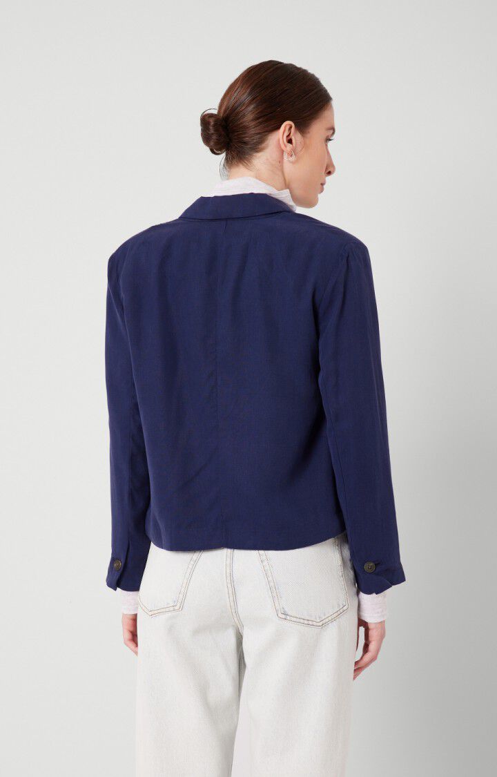 American Vintage Blazer Femme Nalastate - SPHERE Manches Longues Bleu - E20