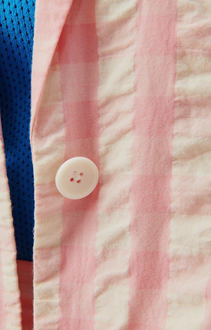 American Vintage Blazer Femme Naroz - VICHY BONBON 59 Manches Longues Rose - E24
