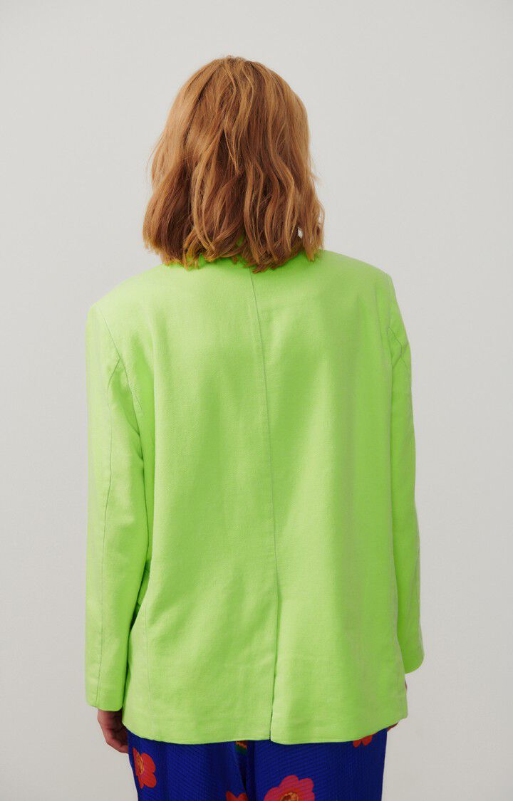 American Vintage Blazer Femme Nedbay - JAUNE FLUO 58 Manches Longues Jaune - E24