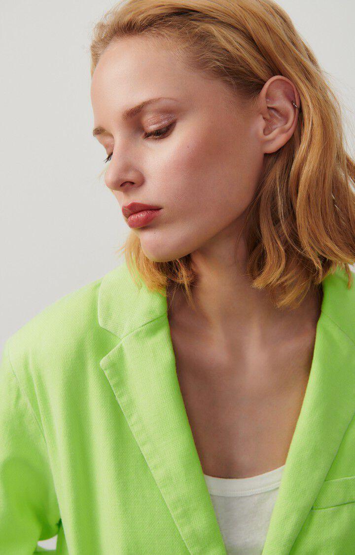 American Vintage Blazer Femme Nedbay - JAUNE FLUO 58 Manches Longues Jaune - E24