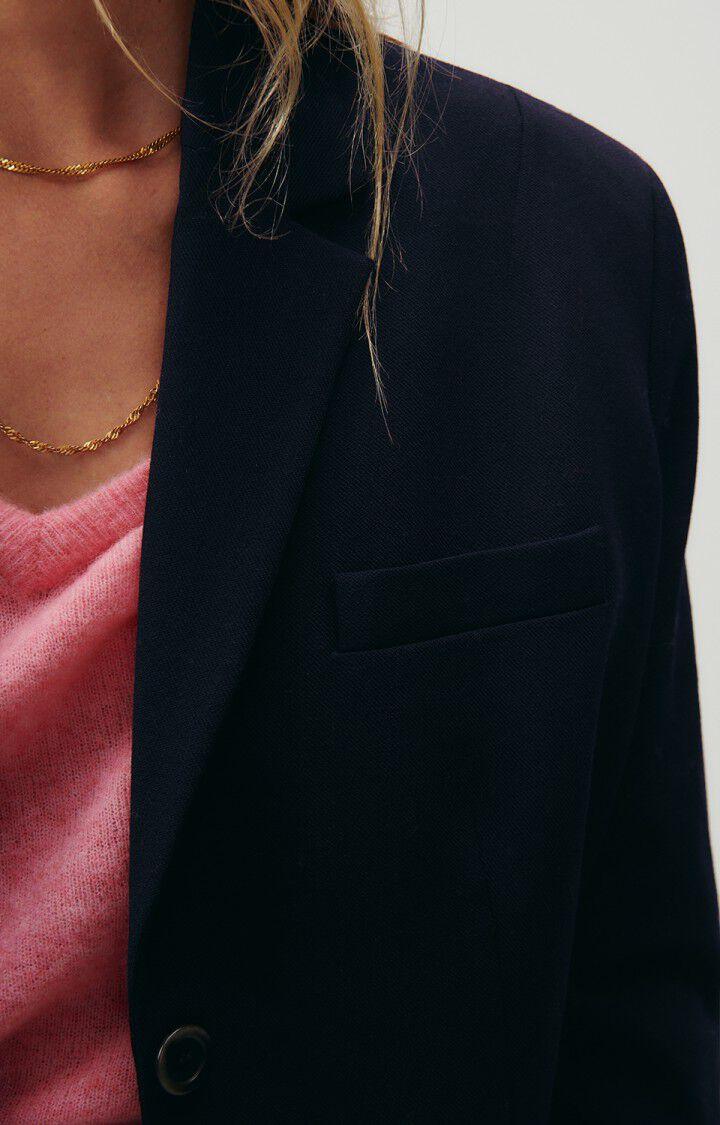 American Vintage Blazer Femme Pukstreet - NAVY 67 Manches Longues Bleu - E24
