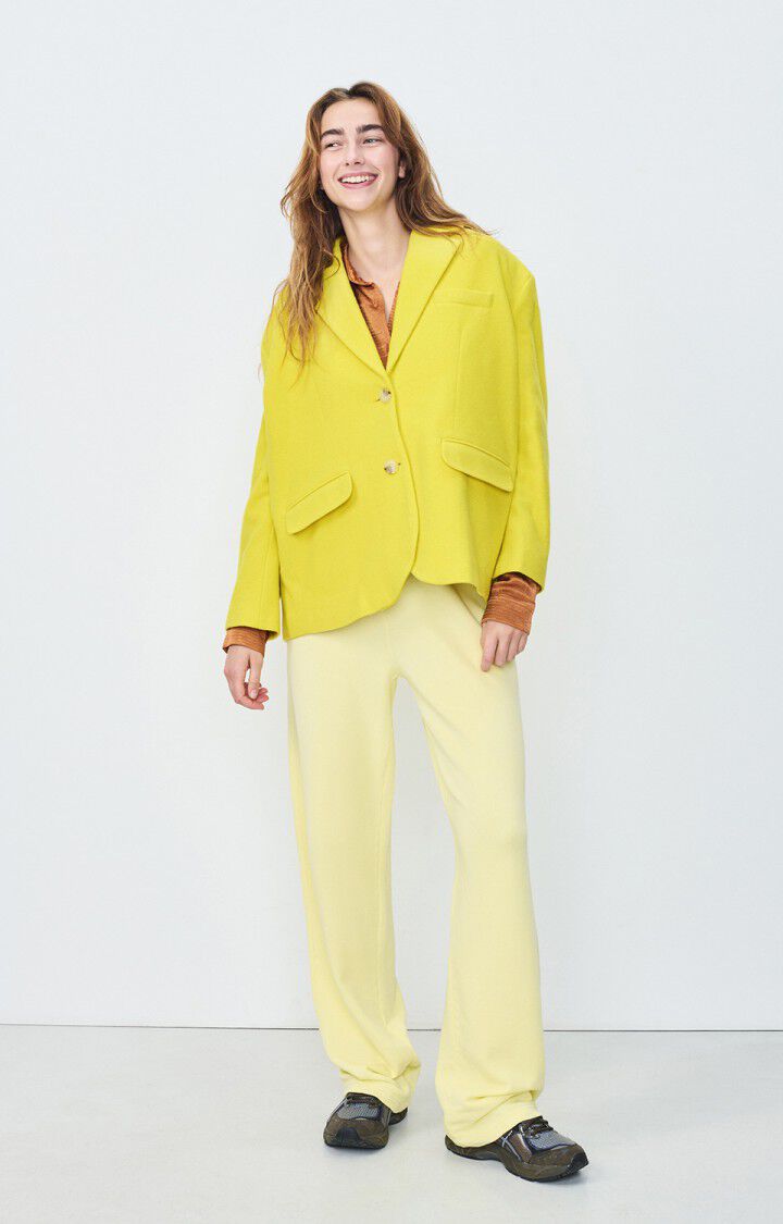 American Vintage Blazer Femme Soktown - ANIS Manches Longues Jaune - E22