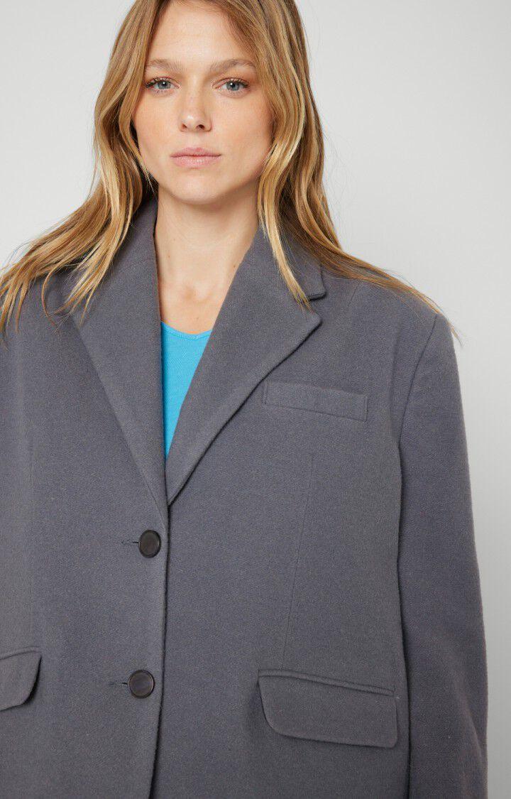 American Vintage Blazer Femme Soktown - THALASSO Manches Longues Gris - E22
