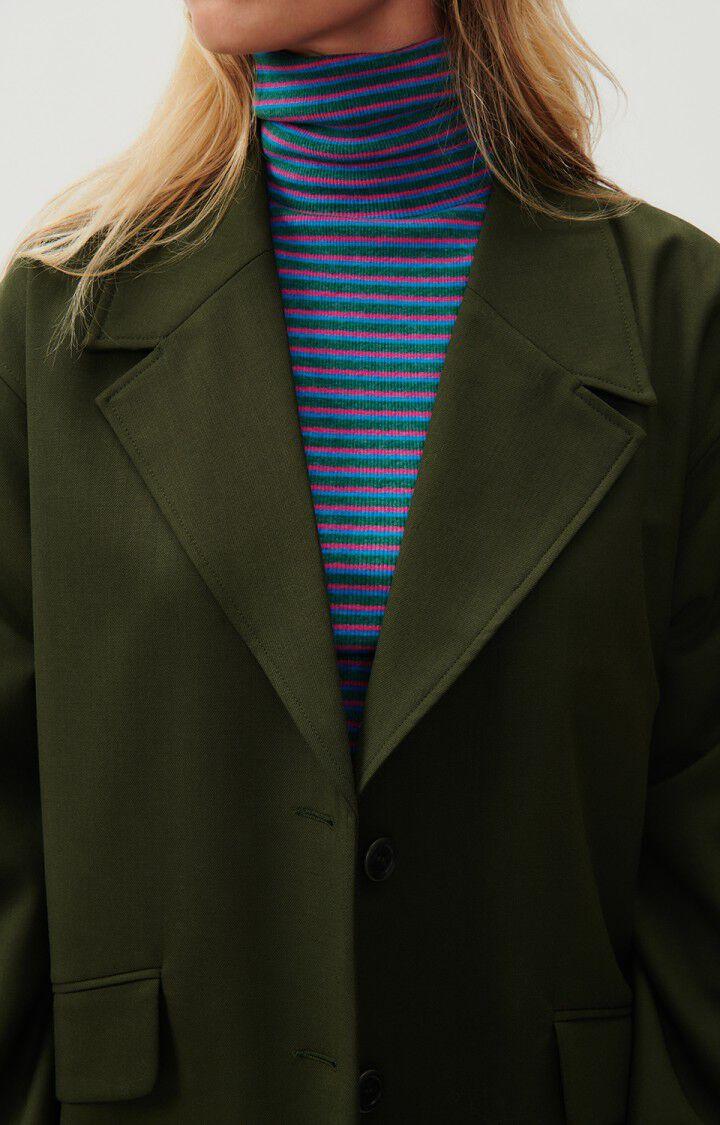 American Vintage Blazer Femme Tabinsville - KAKI 52 Manches Longues Vert - H23