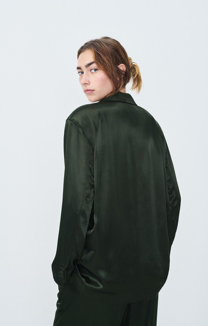 American Vintage Blazer Femme Unyl - CARBONE 56 Manches Longues Noir - E25