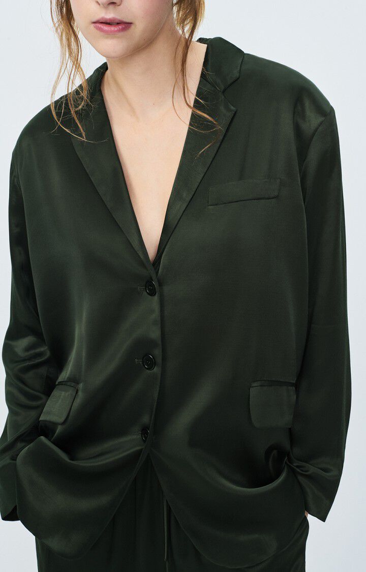 American Vintage Blazer Femme Unyl - CARBONE 56 Manches Longues Noir - E25