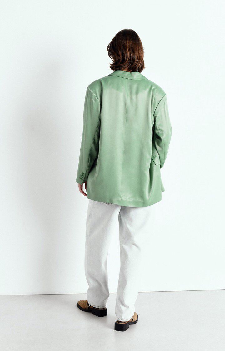 American Vintage Blazer Femme Unyl - SAUGE 56 Manches Longues Vert - E25