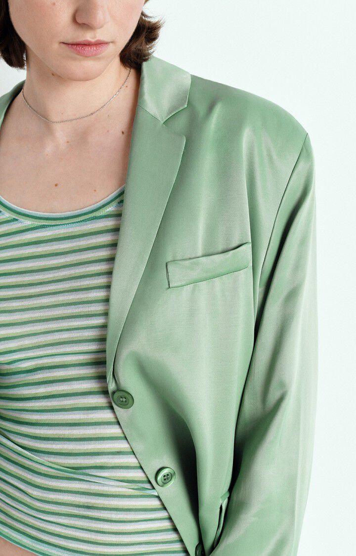 American Vintage Blazer Femme Unyl - SAUGE 56 Manches Longues Vert - E25