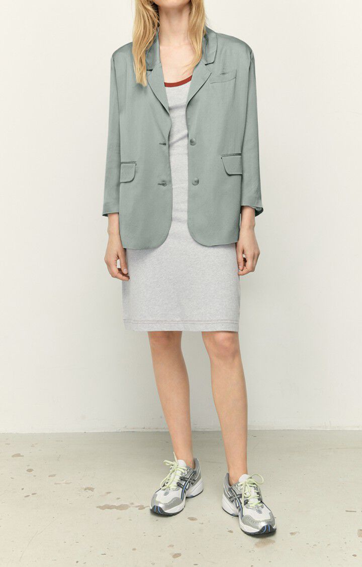 american vintage Blazer femme Widland - ACIER Gris - E22