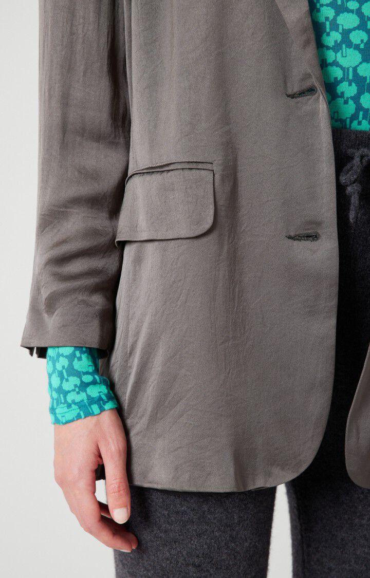 American Vintage Blazer Femme Widland - METAL Manches Longues Gris - H21