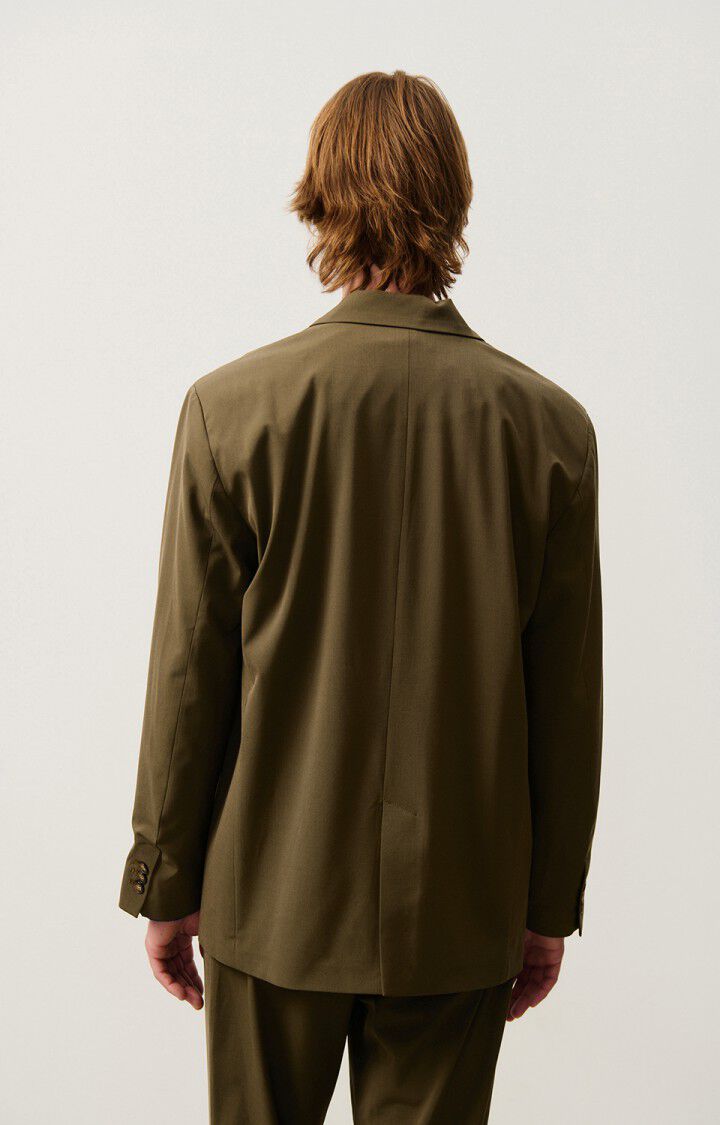 American Vintage Blazer Homme Kabird - LENTILLE 64 Manches Longues Vert - H24