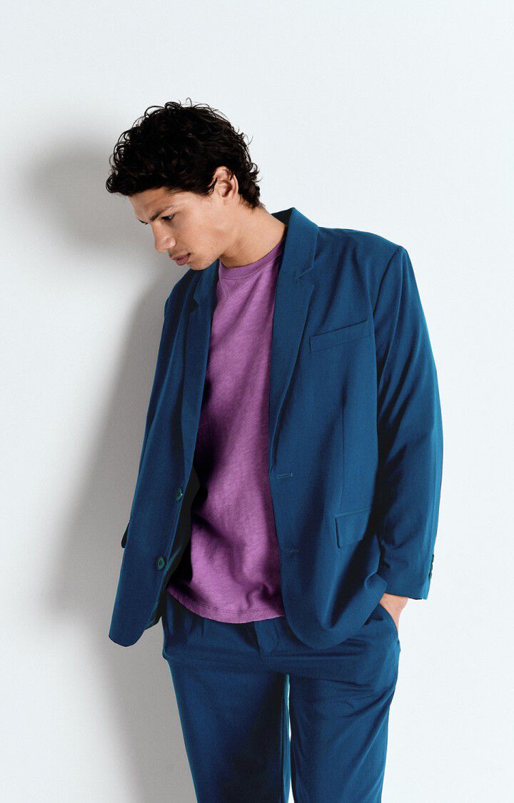 american vintage Blazer homme Kabird - MARIN 64 Manches longues Bleu - E25