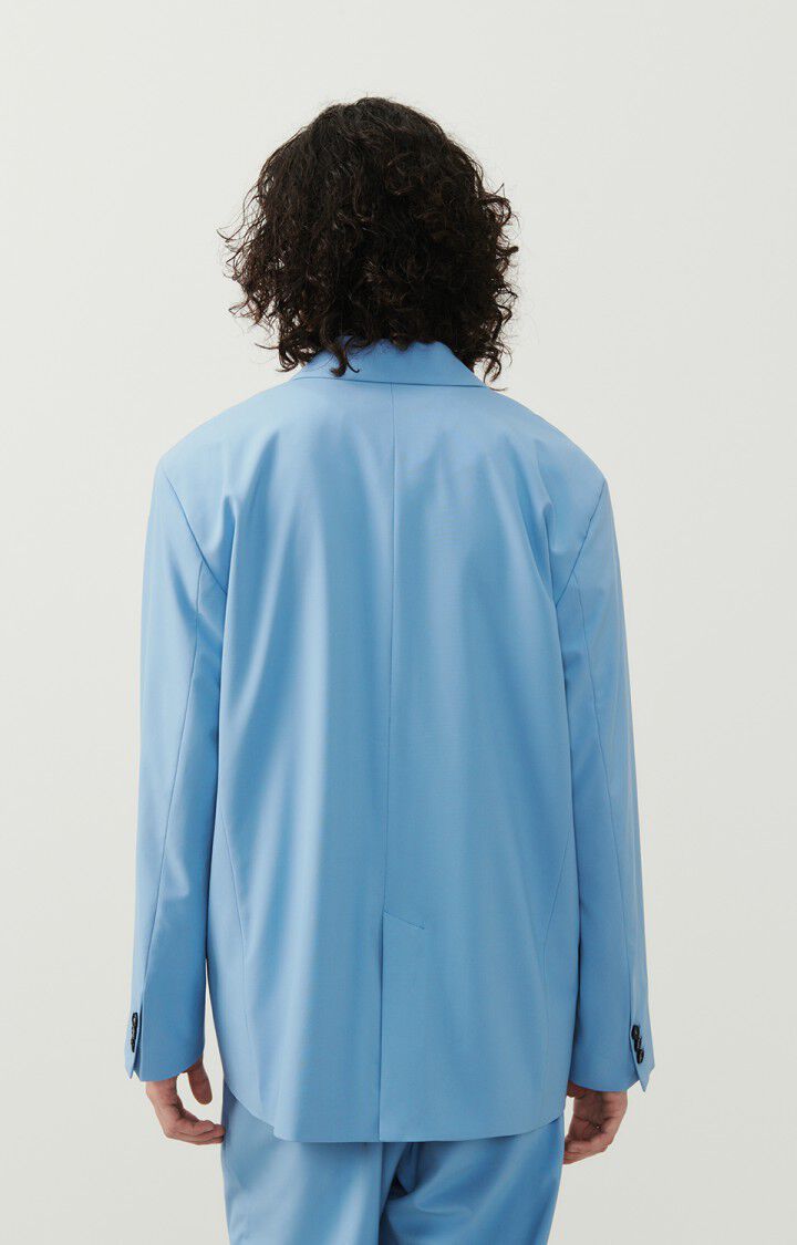 American Vintage Blazer Homme Kabird - SIBERIE 64 Manches Longues Bleu - E24