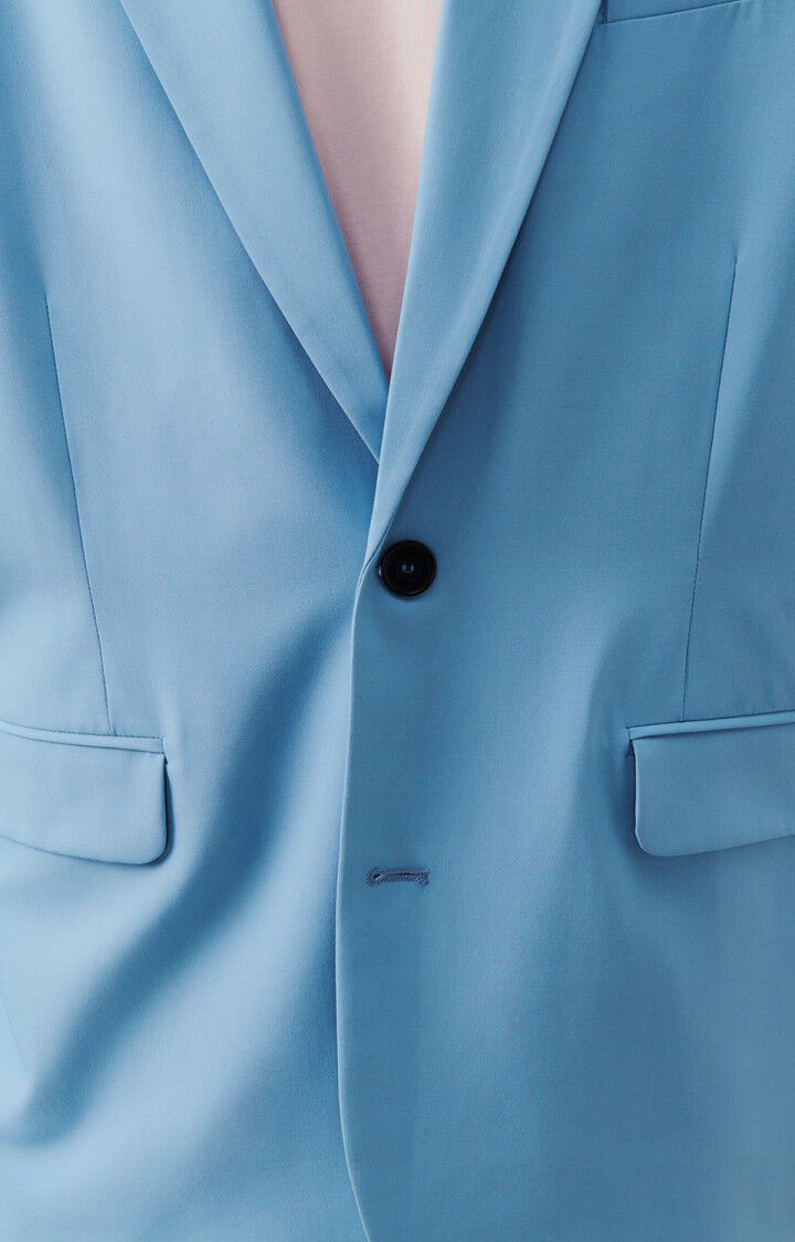 American Vintage Blazer Homme Kabird - SIBERIE 64 Manches Longues Bleu - E24