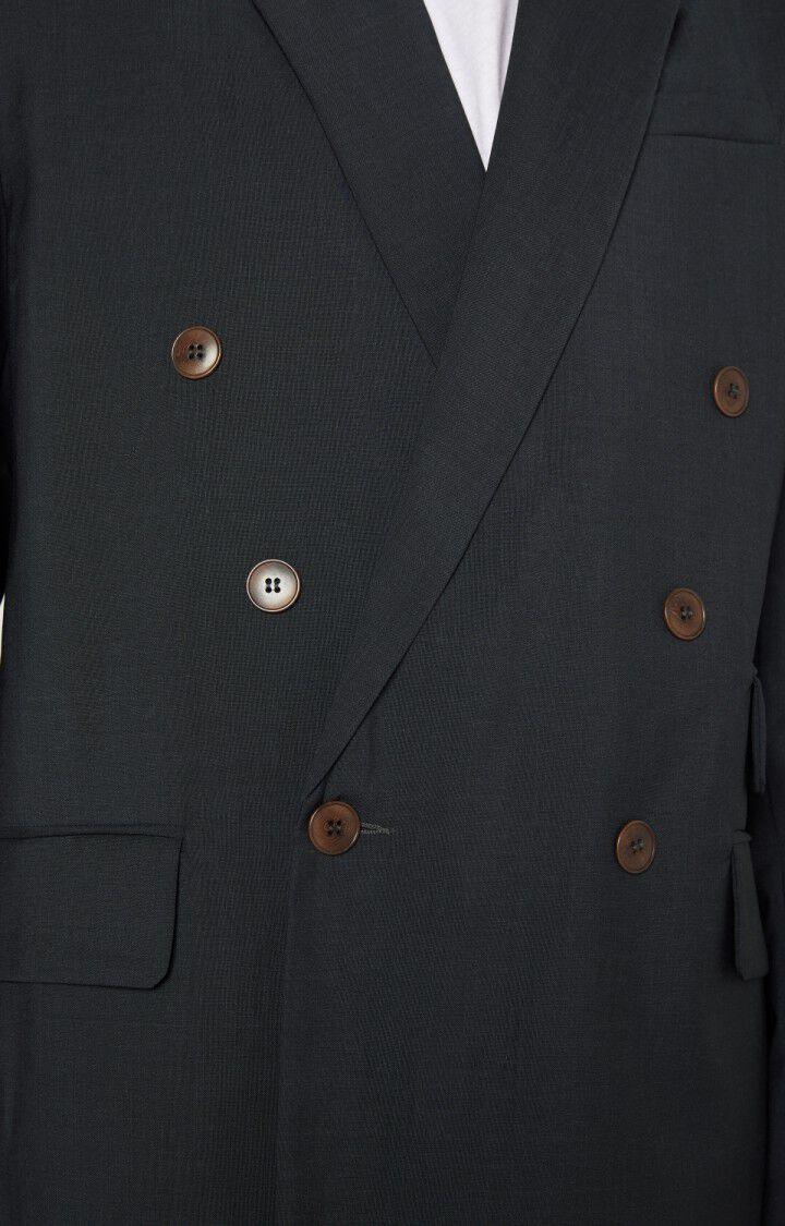 American Vintage Blazer Homme Luziol - CARBONE Manches Longues Noir - H21