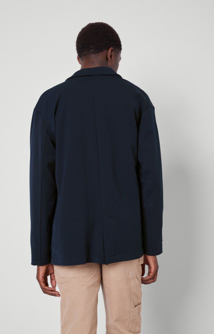 American Vintage Blazer Homme Nakstonville - NAVY Manches Longues Bleu - E21