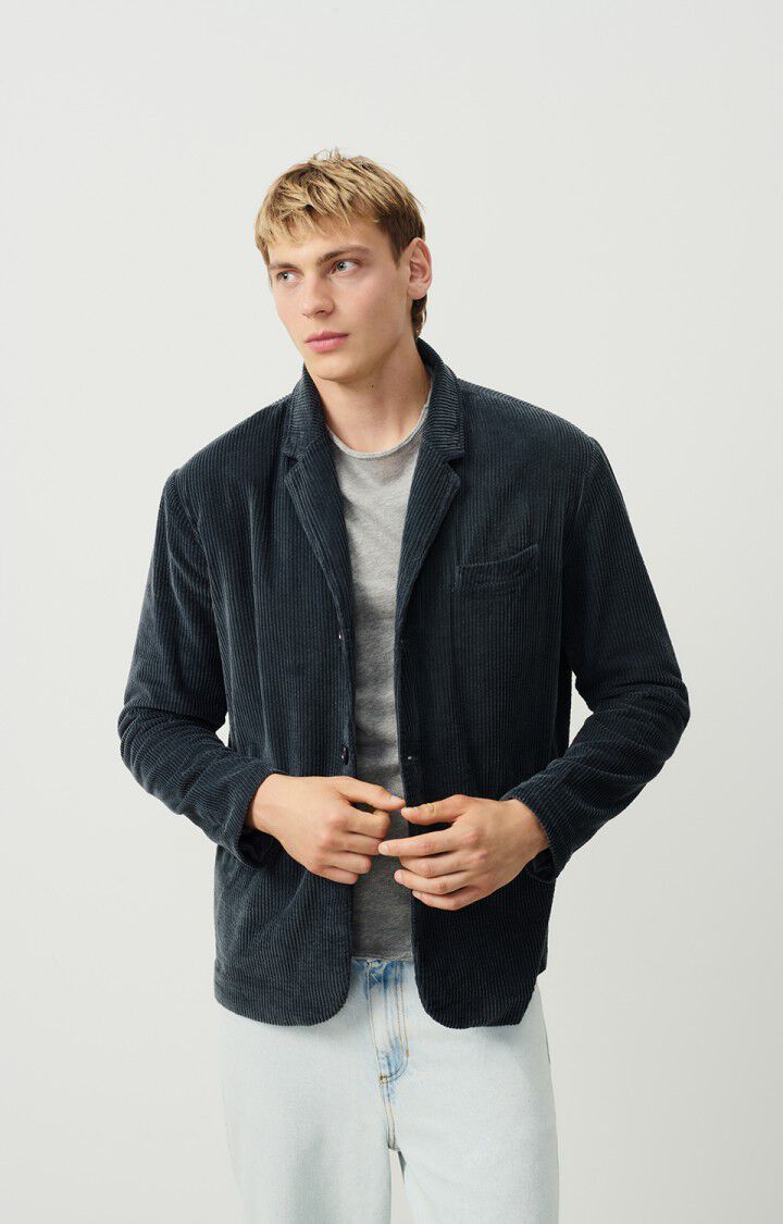 american vintage Blazer homme Padow - CARBONE VINTAGE 69 Manches longues Noir - E24