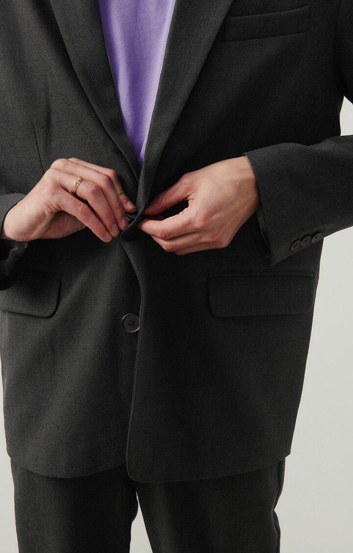 American Vintage Blazer Homme Pukstreet - CARBONE CHINE 64 Manches Longues Noir - H24