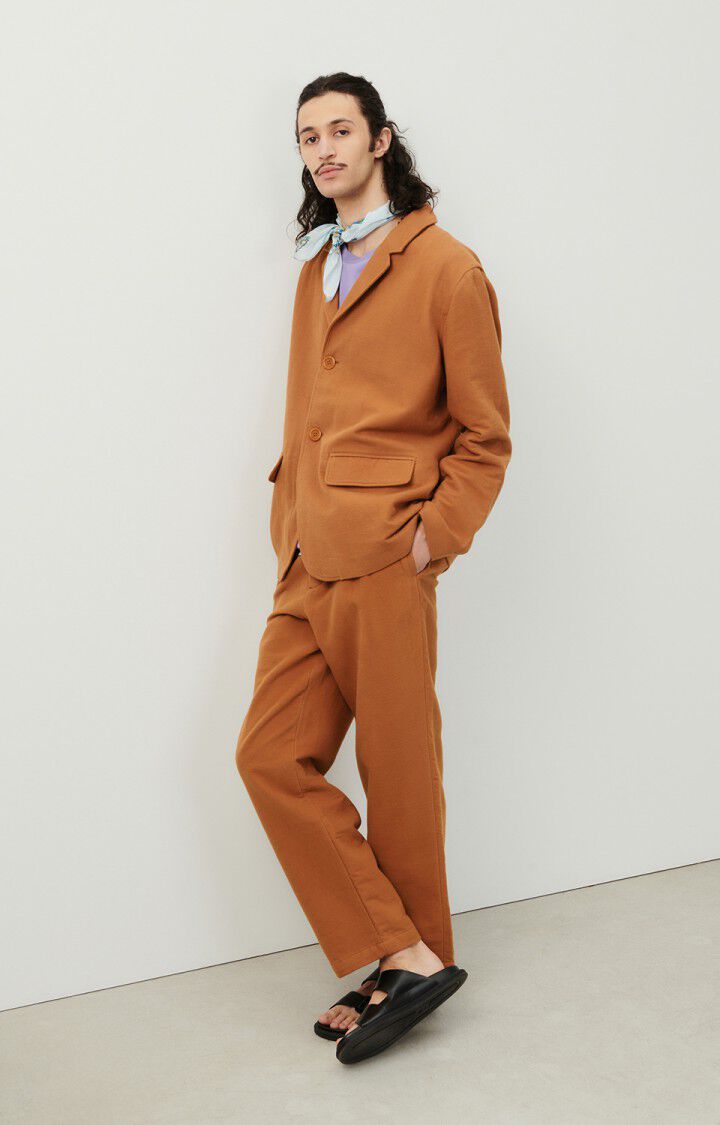 American Vintage Blazer Homme Swagabay - CEPES 65 Manches Longues Marron - H23