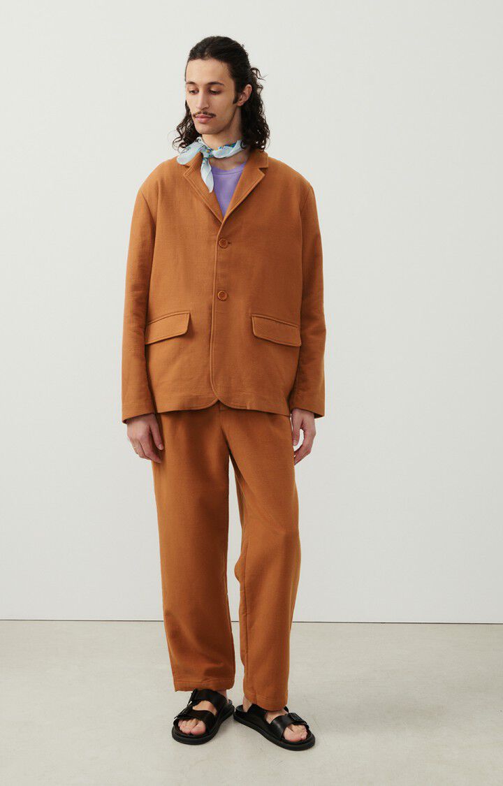 american vintage Blazer homme Swagabay - CEPES 65 Manches longues Marron - H23