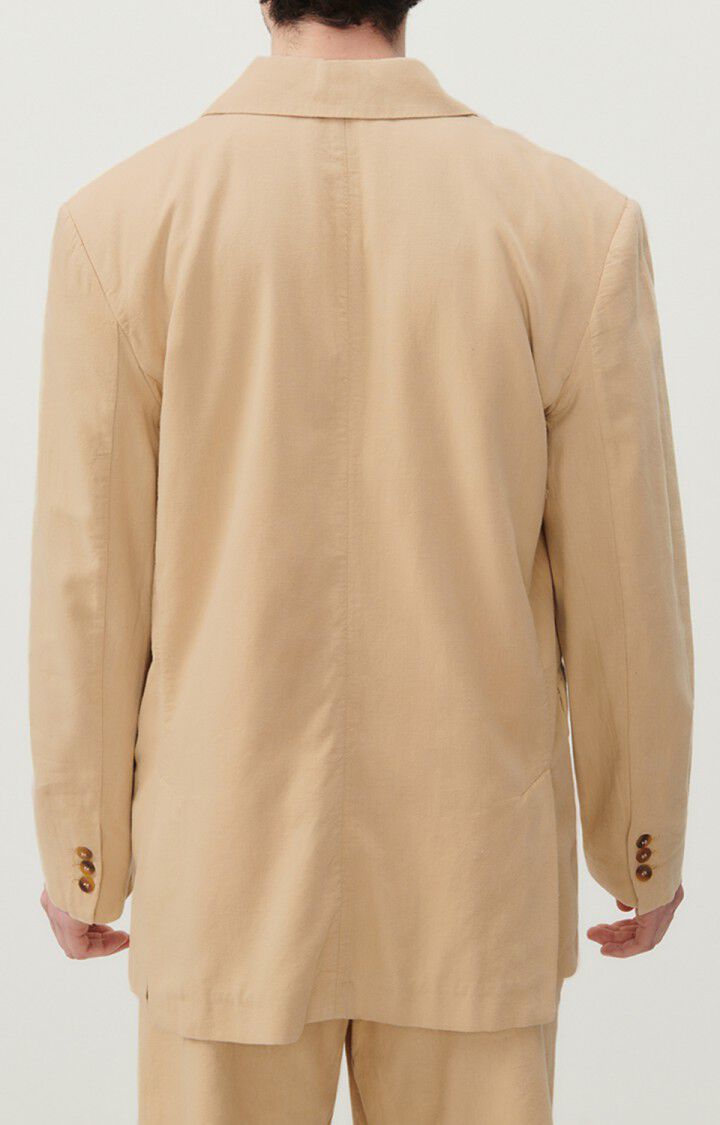 American Vintage Blazer Homme Vaystreet - PORRIDGE 55 Manches Longues Beige - E23