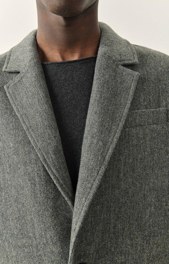 American Vintage Blazer Homme Weftown - GRIS CHINE 66 Manches Longues Gris - E23
