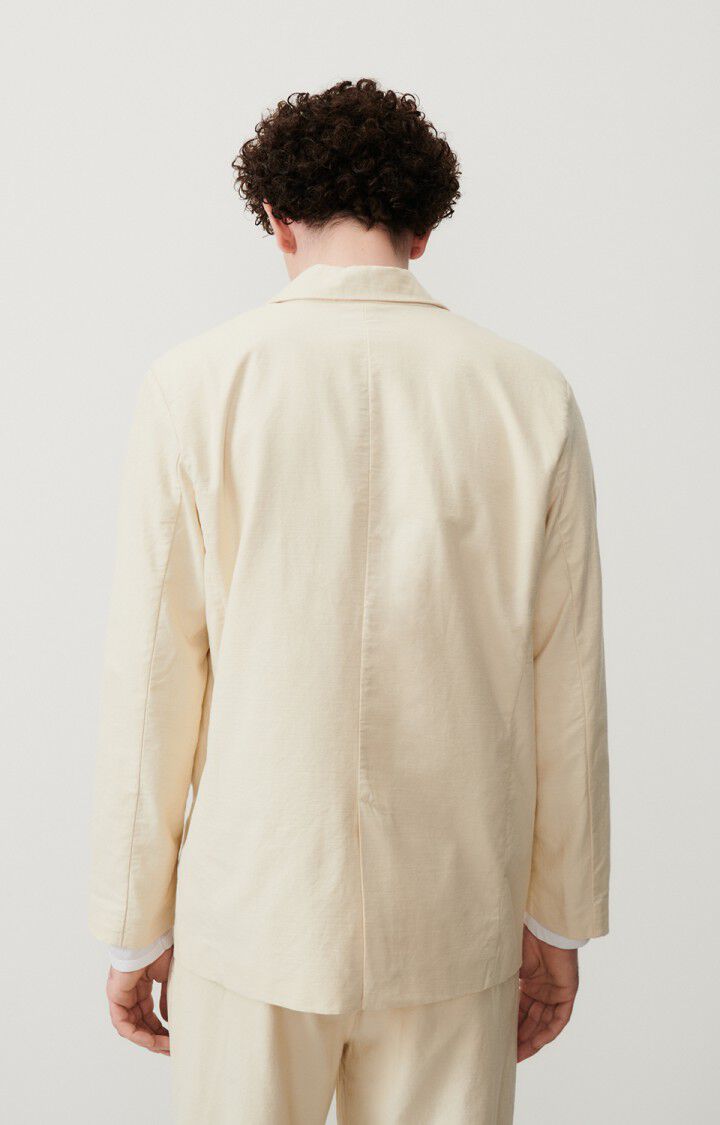American Vintage Blazer Homme Zarydok - ECRU 65 Manches Longues Beige - E24