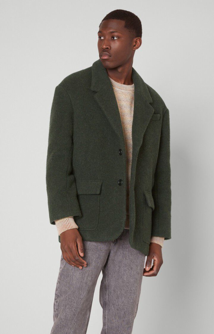 american vintage Blazer homme Zefir - CAMOUFLAGE Manches longues Vert - H22